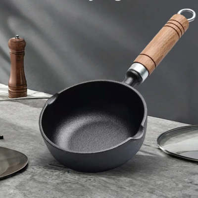 POELE_EN_FONTE_NATURELLE_13 CM_CUISSON_INDIVIDUELLE