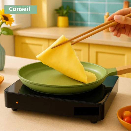 poêle à crêpes en pierre maifan cuisson crêpes 