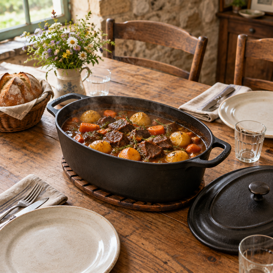 Ragoût de bœuf à l'ancienne en cocotte : une recette généreuse et fondante
