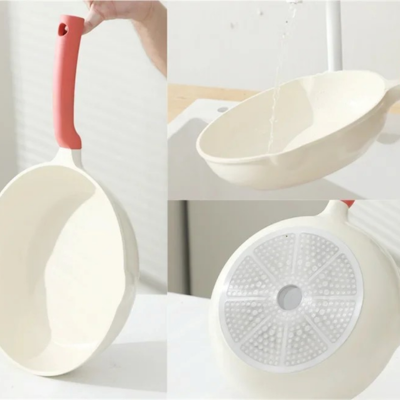 poele en ceramique pour induction sans produits chimiques