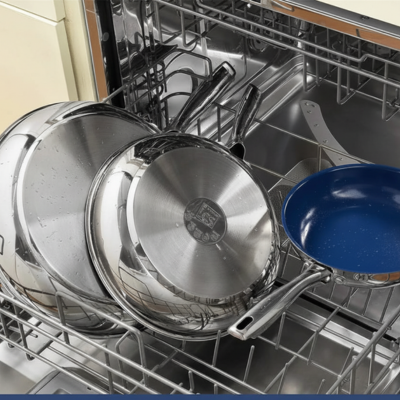 poêle inox induction - couvercle verre trempé