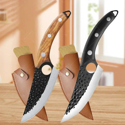 deux feuilles de boucher noir et marron avec etui
