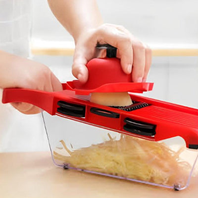 Mandoline cuisine stockage plusieurs ingrédients