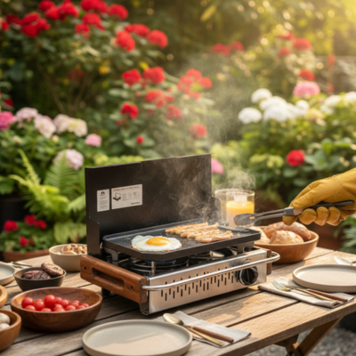 Poêle à griller inox moulé