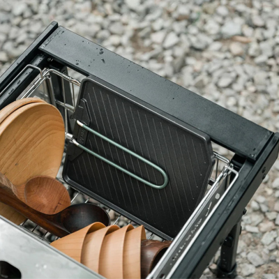 POELE A GRILLER | INOX MOULÉ