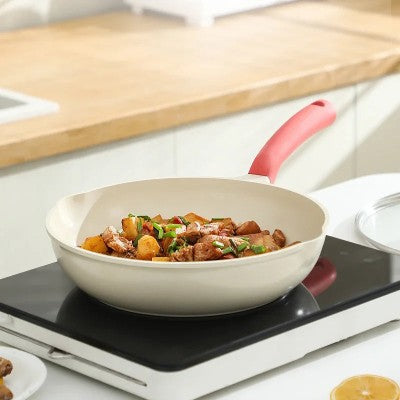 poele_en_ceramique_sur plaque induction cuisson viande