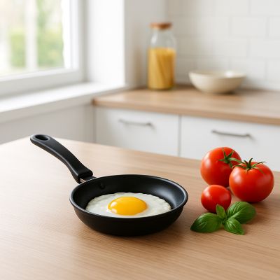 POELE EN FONTE NATURELLE 12 CM - COMPATIBLE INDUCTION