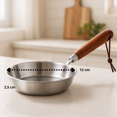 POELE INOX 18 10 COMPATIBLE TOUTES PLAQUES