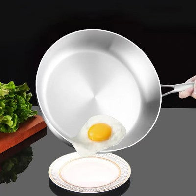 POELE EN INOX 18 10 NON TOXIQUE - CUISINE SAINE