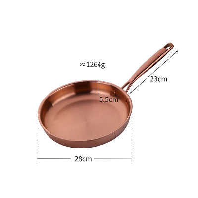 poele-inox-18-10-caracteritiques-28-cm-couleur-doree-rose