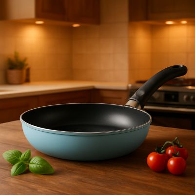 POELE INOX 12 CM COMPATIBLE INDUCTION - FORMAT PRATIQUE ET DURABLE