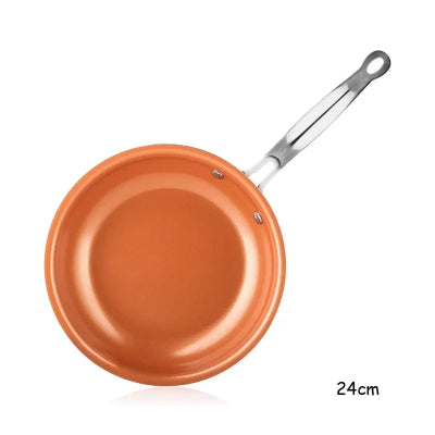 Poêle inox revêtement céramique caractéritiques 24 cm