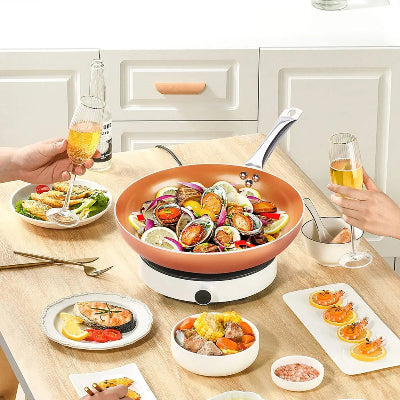 poele inox revetement ceramique cuisinez sainement