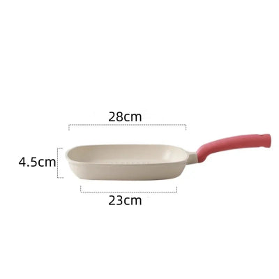 Poêle revêtement céramique carrée caractéristiques 28 cm
